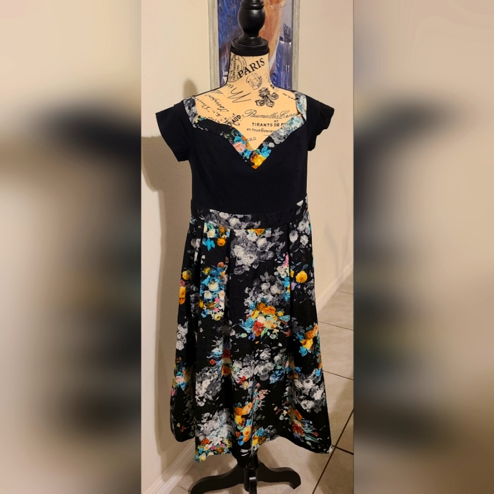 Paper Dolls Rockabilly Dress size US 14 /UK 18
